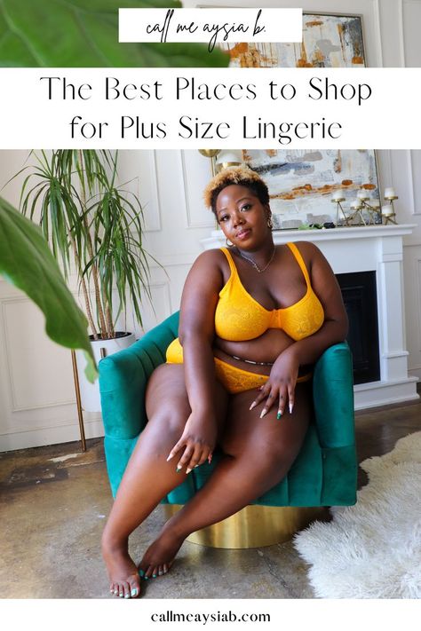 Sexy plus-size lingerie outfits for your nightly wear. These plus-size shops cater to curvy girls and would make great lingerie outfits as well! Plus Size Women, Plus Size Swimwear, Plus Size, Plus Size Posing, Plus Size Shopping, Lingerie Outfits, Curvy Girl Outfits