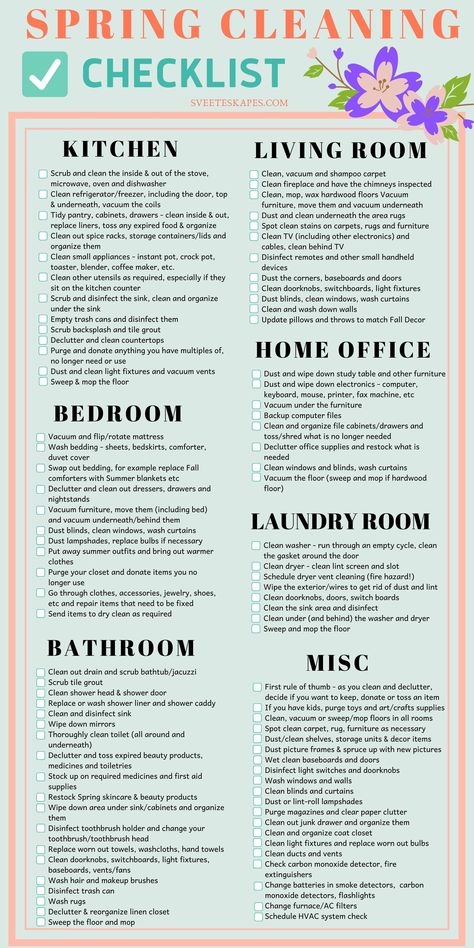 Household Cleaning Tips, Organisation, Cleaning Schedule, Cleaning Checklist, House Cleaning Checklist, Cleaning List, Clean House, Cleaning Checklist Printable, Cleaning Hacks