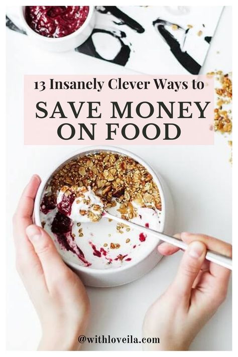 This post is a list of 13 hacks you can try to cut your food expenditure by more than half. Saving Money, Money Saving Meals, Food Wastage, Ways To Save Money, Grocery, Lifestyle Hack, Healthy Alternatives, Food Coupon, Ways To Save