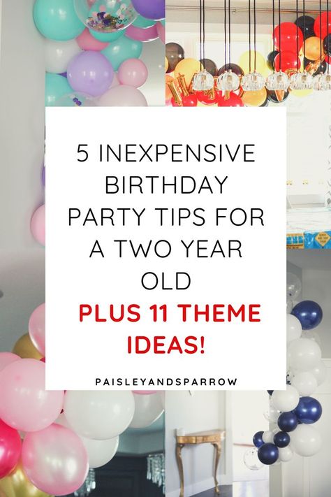 Here are 5 great ideas for celebrating a 2 year old birthday - on a budget! Plus 11 different birthday party theme ideas for both boys and girls. Diy, Second Birthday Ideas, 2nd Birthday Party For Girl, 2nd Birthday Party For Boys, 2 Year Old Birthday Party, 2nd Birthday Parties, Birthday Themes For Boys, 2 Year Old Birthday Party Girl, 2nd Birthday Party Themes