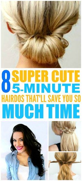 These super easy and cute 5-minute hairstyles are THE BEST! I'm so happy I found these AMAZING 5-minute hairdos. Now I have some awesome ways to do my hair on busy mornings! Definitely pinning! Diy Hairstyles, 5 Minute Hairstyles, Easy Hairstyles For School, Easy Work Hairstyles, Easy Hairstyles For Medium Hair, Quick Hairstyles, Easy Hairstyles For Long Hair, Five Minute Hairstyles, Hairstyles For School