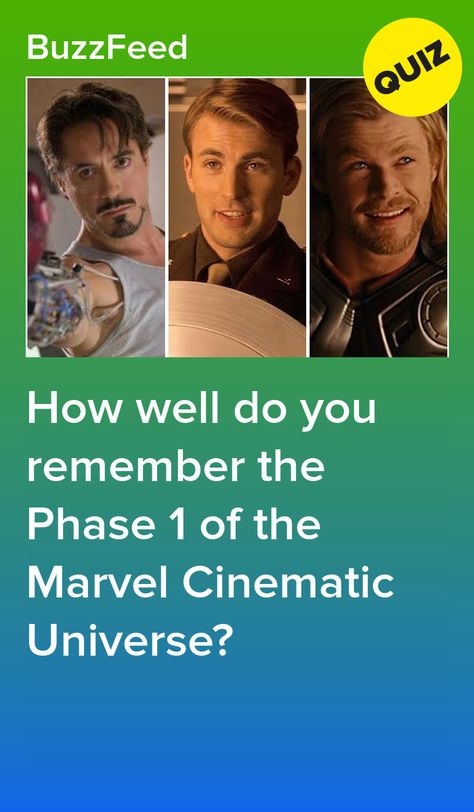 How well do you remember the Phase 1 of the Marvel Cinematic Universe? Marvel, Dc Universe, Avengers, Disney, Avengers Quiz, Marvel Cinematic Universe, Marvel Cinematic, Marvel Phases, Marvel Universe