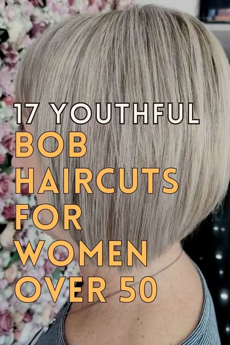 Haircut For Older Women, Hair Cuts For Over 50, Best Bob Haircuts, Bob Haircuts For Women, Bob Cuts For Women, Graduated Bob Haircuts, Womens Bob Hairstyles, Medium Stacked Haircuts, Bob Hairstyles For Round Face