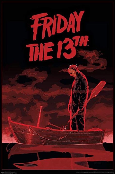 Films, Halloween, Horror, Retro, Friday The 13th Poster, Halloween Friday The 13th, Halloween Horror Movies, Boat Wall, Scary Wallpaper