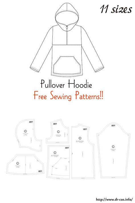 This is the pattern of a Pullover Hoodie. inch size(letter size) Ladies'-S,M,L,LL/Men's-L,LL cm size(A4 size) Children's-100,120,140/Ladies'-S,M,L,LL/Men's-L,LL Sew Ins, Hoodie, Hoodie Sewing Pattern Free, Hoodie Sewing Pattern, Fleece Hoodie Pattern, Mens Sewing Patterns, Jacket Pattern, Hoodie Sewing, Shirt Pattern