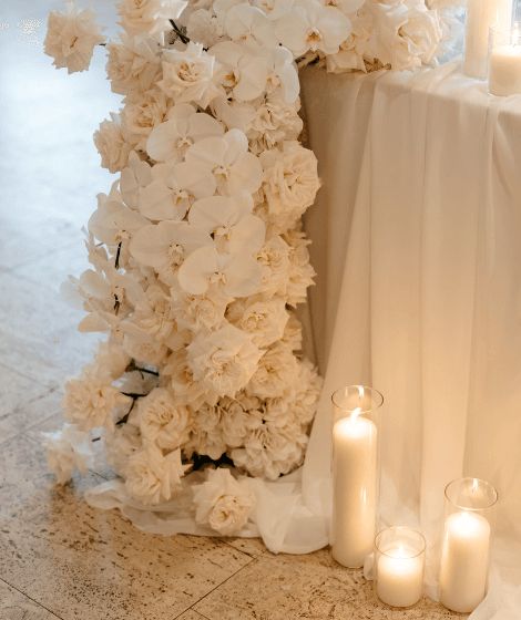 Shop the Look Dreamy White Wedding Dreamy White Wedding Wedding Decorations, Wedding Flowers, Instagram, Wedding Receptions, Videos, Wedding Candles, Candle, Flower Candle, Wedding Flower Decorations