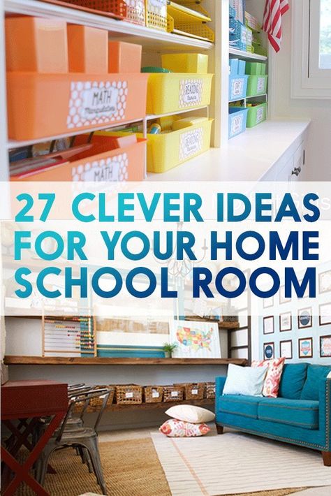 27 Clever Ideas For Creating The Perfect Homeschool Classroom Organisation, Montessori, Home, Pre K, Homeschool Rooms, Homeschool Preschool, Homeschool Life, Homeschool Mom, Homeschool Learning