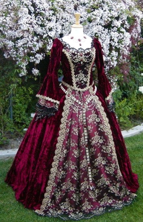 Medieval Dress, Cosplay, Gothic, Renaissance Dresses, Renaissance Clothing, Antique Dress, Historical Dresses, Fantasy Gowns, Renaissance Fashion