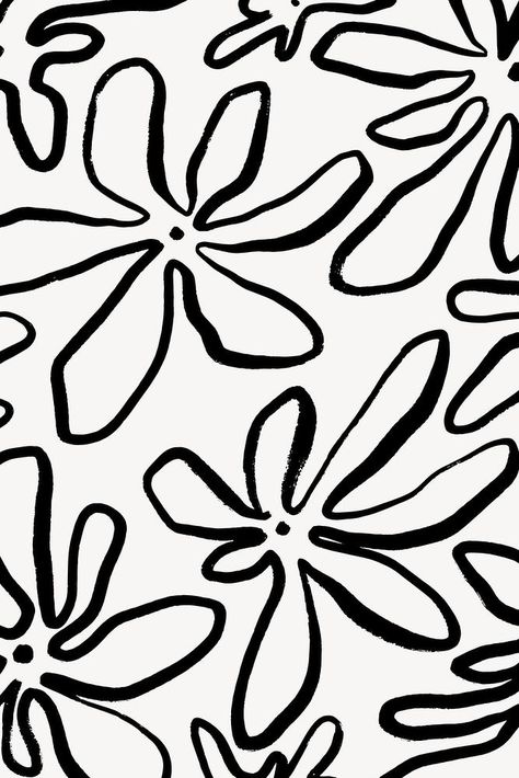 Art, Design, Abstract Flowers Print, Abstract Flowers, Flower Pattern Design, Floral Pattern Vector, Flower Line Drawings, Abstract Floral, Simple Prints