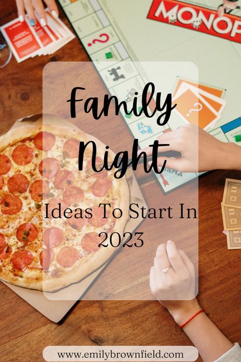 Several of my friends have told me that one of their 2023 goals is to have more family nights. Here are 5 family night ideas to start this week. Play, Motivation, Friends, Ideas, Family Night Activities, Family Fun Night, Family Game Night, School Family Night Ideas, Family Games To Play