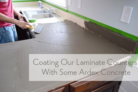 ArdexCoatingCounters Design, Bath, Concrete Over Laminate Countertops, Cement Counter Tops, Cement Countertops, Cement Countertop, Laminate Countertops, Countertop Overlay, Counter Tops