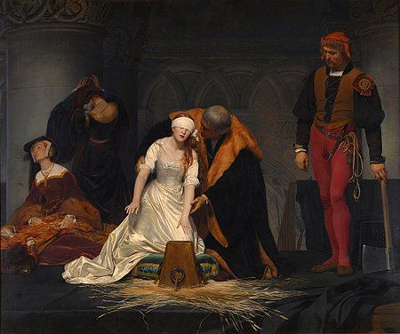 February 12, 1554 - Execution of Lady Jane Grey - Janet Wertman Old Art, Renaissance Paintings, Renaissance Art, Old Paintings, Classical Art, Famous Art, Classic Paintings, Rennaissance Art, Famous Art Paintings