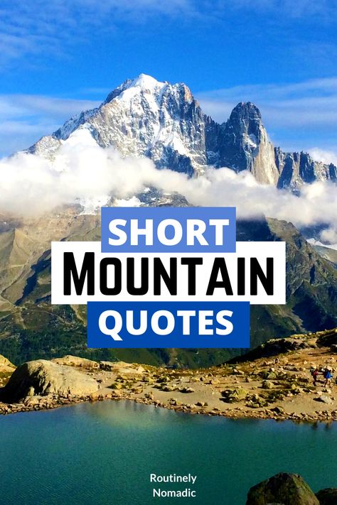 Did you just have the most amazing time in the mountains and are now looking for the perfect short mountain quote? Here are the most beautiful, powerful, inspirational and funny short quotes about mountains. Find the best one that fits your experience, picture or just inspires you! Crafts, Tattoos, Hiking Quotes Adventure, Hiking Quotes, Trekking Quotes, Mountain Top Quotes, Mountain Quotes, Mountain Quotes Nature, Adventure Quotes Outdoor