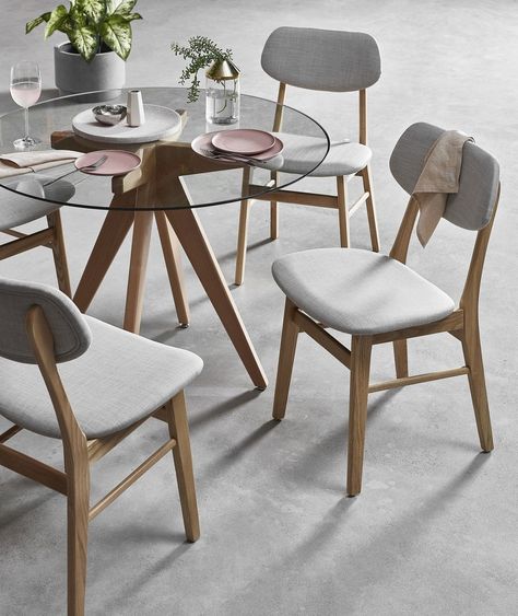 tables-for-small-dining-rooms-from-temple-and-webster-small-round-glass-top-dining-table Home Décor, Small Dining Sets, Dining Table Small Space, Small Dining Table Set, Small Dining Table, Dining Room Table Set, Dining Room Small, Dining Room Table, Dining Furniture