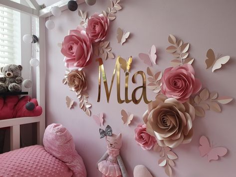 Boho, Nursery, Decoration, Nursery Wall Decor, Flower Nursery, Paper Flower Nursery, Paper Flower Wall Decor, Flower Wall Decor, Paper Flower Wall