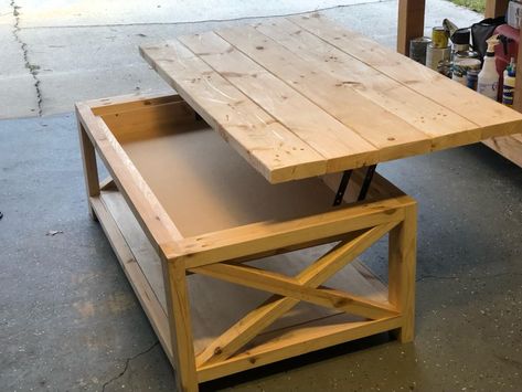 Ana White, Rustic Square Coffee Table, Rustic Coffee Tables, Farmhouse End Tables, Diy Farmhouse Coffee Table, Square Wood Coffee Table, Wooden Coffee Table, Coffee Table With Storage, Coffee Table Blueprints