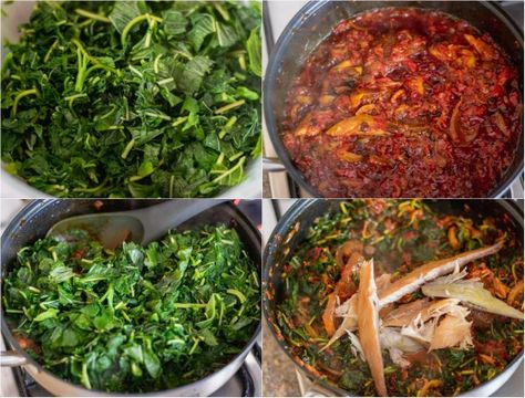 How to Make Efo Riro - My Active Kitchen Fitness, Food Presentation, Cooking, Foods, Quiche, Recipes, Amigurumi Patterns, Sauce, Smoked Fish