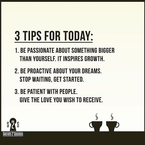3 great tips for the day Repost from @secrets2success Motivational Quotes, Motivation, Inspirational Quotes, Inspiration, Proactive Quotes, Motivation Inspiration, Tuesday Motivation Quotes, Positive Inspiration, Positive Quotes