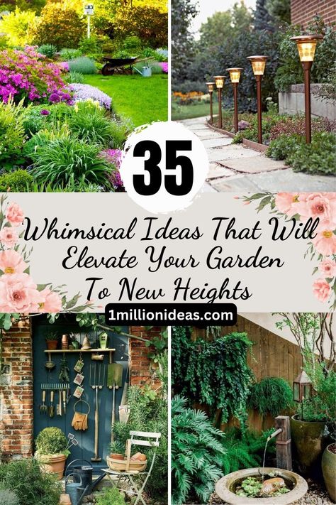35 Whimsical Ideas That Will Elevate Your Garden To New Heights Gardening, Outdoor, Small Gardens, Ideas, Garden Entrance, Garden Plots, Garden Yard Ideas, Garden Privacy, Garden Landscaping