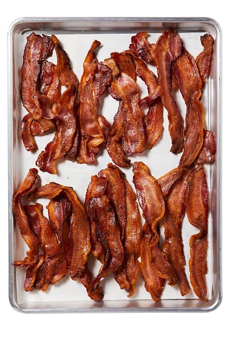 Snacks, Brunch, Bacon, Bacon Appetizers, Bacon Recipes, Bacon Pan, Bacon In The Oven, Cooking Bacon, Baked Bacon