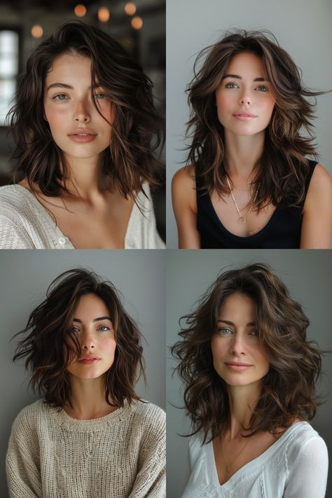 15 Ideal Haircuts for Women with Thick Hair: Finding the Perfect Style – StyleBliss Shoulder Length Hair Styles For Women, Haircut For Thick Hair, Medium Length Hair Cuts, Medium Length Hair Styles, Medium Hair Cuts, Haircuts For Wavy Hair, Medium Hair Styles, Thick Wavy Hair, Medium Length