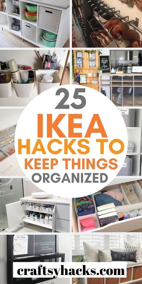 Ikea Hacks, Ikea, Ikea Organization Hacks, Ikea Furniture Hacks, Ikea Organization, Diy Ikea Hacks, Ikea Hack Ideas, Storage Hacks, Storage Hacks Diy