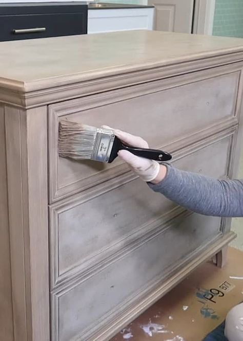How-to Paint IKEA Furniture the Pottery Barn Seadrift Finish (aka driftwood)! Furniture Makeover, Upcycling, Pottery Barn, Design, Interior, Ideas, Furniture Redo, Decoupage, Paint Ikea Furniture