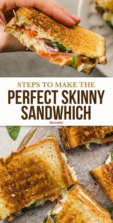 Are you looking for a formula to construct the perfect skinny sandwich? We've got it! Use this template to create a low-calorie, low-carb sandwich. Sandwiches, Skinny, Low Carb Recipes, Low Cal Lunch, Healthy Sandwich Recipes, Low Calorie Sandwich, Low Carb Meals Easy, Sandwiches For Lunch, Low Carb Lunch