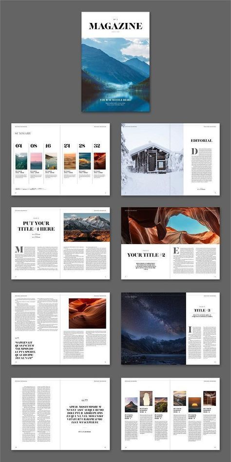 Layout Design, Cover Design, Layout, Brochure Design, Magazine Layout Design, Magazine Template, Newsletter Design, Contents Page Design, Magazine Design Cover