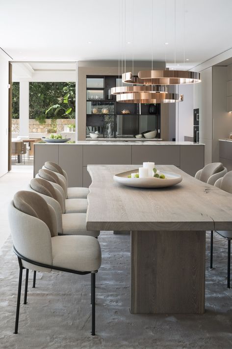 f you are in need of a new modern dining table, dining room chair, or even of the brightest and most splendid lighting design, this is a home decor‘s Eden! #diningchairideas #diningroomdecor #diningroomideas #luxurydiningchair #luxuryfurniture #luxuryinteriordesign #diningroom #interiordesignideas #luxurydesignforhome #luxuryhomedecor #chairdesign #bocadolobo Luxury Dining Room, Dining Room Interiors, Modern Dining Room, Kitchen Dining Room, Modern Dining Room Chairs, Floating Lights, Dining Room Inspiration, Luxury Dining Table, Dining Room Design