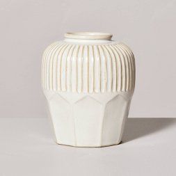Hearth & Hand™ with Magnolia Coming Soon : Page 5 : Target Ceramics, Ideas, Ceramic Vase, Ceramic Pot, Faceted Design, Facet, Bud Vases, Vase, Cream Color