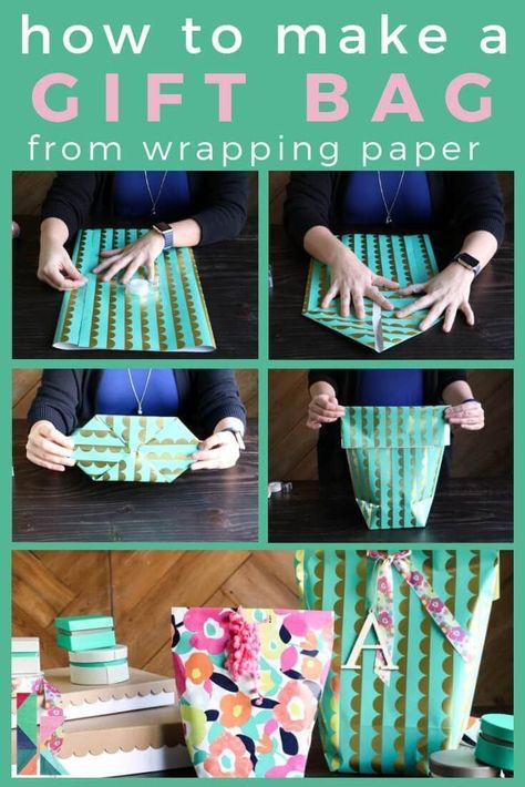 Diy, Gift Wrapping, How To Make A Gift Bag, Gifts Wrapping Diy, Diy Gift Wrapping, Gift Bags Diy, Gift Wraping, Paper Gift Bags, Gift Wrapping Techniques