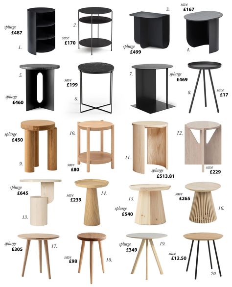 Home Décor, Interior, Small Side Tables, Small Side Table, Minimalist Side Table, Minimal Side Table, Minimalist Side Table Bedroom, Side Table Design, Small Side Table Bedroom