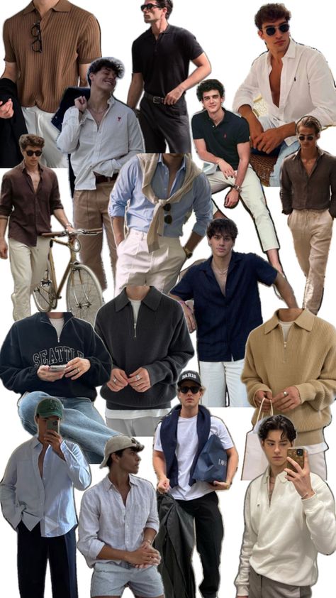 Outfit Inspiration for men (Old Money Style) Outfits, Men Casual, Boy Outfits, Man, Aesthetic Men Outfits, Men Aesthetic Outfits, Cool Outfits, Giyim, Alt Outfits