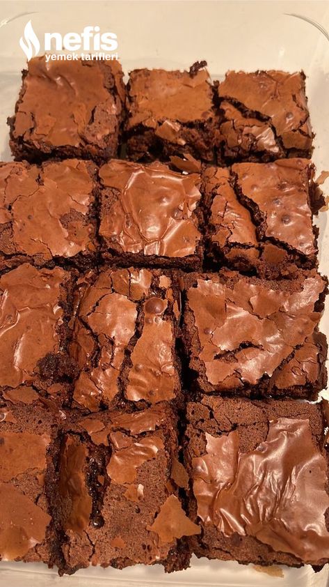 Brownie (Gerçek Orijinal Tarif) - Nefis Yemek Tarifleri Dessert, Desserts, Yemek, Kochen, Brownie, Backen, Yummy, Delicious, Brownie Recipes