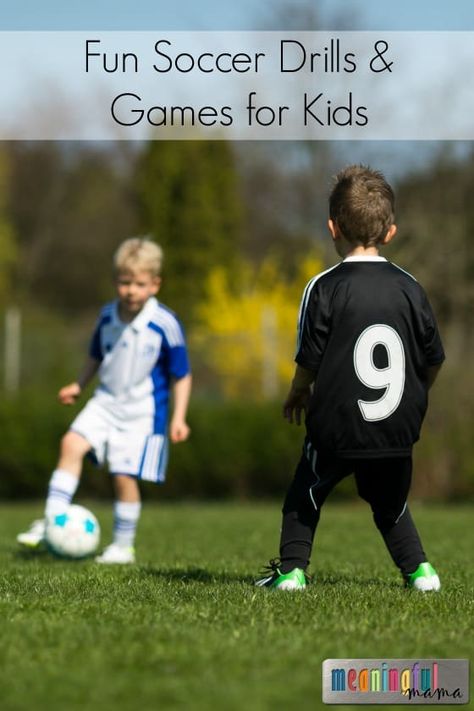 Coaching Kids Soccer, Fun Soccer Drills, Youth Soccer Drills, Soccer Coaching Drills, Coaching Youth Soccer, Toddler Soccer, Soccer Games For Kids, Soccer Practice Drills, Soccer Drills For Kids