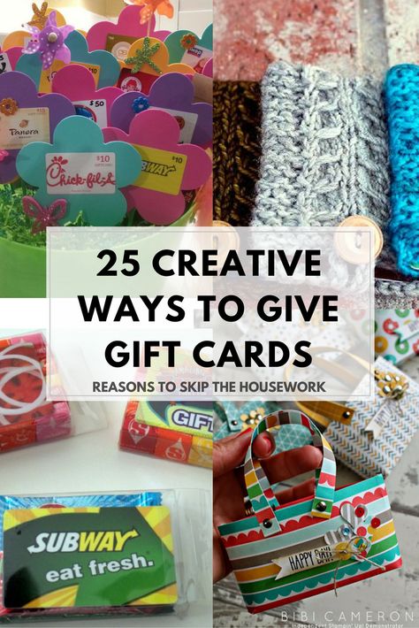 25 Ways To Give Gift Cards: Gift Cards can sometimes be a boring thing to give but a great thing to receive. So why not spice up the way you give them! Gift Wrapping, Packaging, Diy, Gift Card Holder Diy, Gift Card Basket, Unique Gift Card Holder, Gift Card Holder, Gift Card Displays, Diy Gift Card
