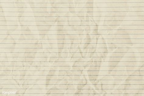Beige crumpled lined paper background | free image by rawpixel.com / NingZk V. Brown Paper Textures, Background Paper Free, Paper Background Design, Background Design, Paper Background Texture, Phone Design, Lined Paper, Textured Background, Crumpled Paper Background