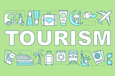 Tourism word concepts banner by Icons Factory on @creativemarket Design, Concept, Tourism Management, Tourism, Word Design, Creative, Travel And Tourism, Banner, Travel Words