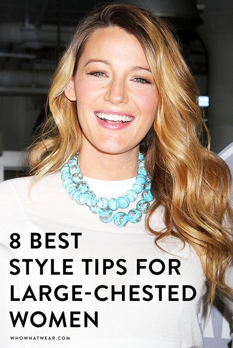 The 8 best styling tips for large-chested women. Outfits, Fashion Tips, Fitness, Casual, Flattering Outfits, Heaviest Woman, Fashion Tips For Women, Larger Bust Outfits, Body Types