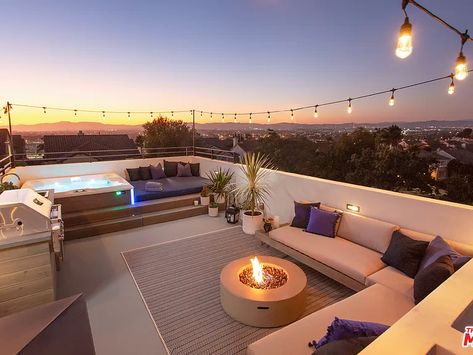 Los Angeles, Rooftop Deck, Rooftop Patio Design, Rooftop Patio, Rooftop Design, Rooftop Terrace Design, Rooftop Terrace, Interieur, Roof Deck