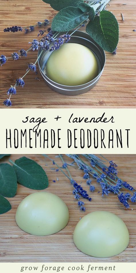 Homemade deodorant is easy to make and good for your health. This herbal deodorant recipe is made with lavender and sage, both herbs that have many beneficial properties. #homemadedeodorant #herbaldeodorant #deodorantrecipe #diy Soap Recipes, Homemade Soap Recipes, Perfume, Diy Natural Products, Diy Bath Products, Homemade Bath Products, Home Made Soap, Deodorant Recipes, Homemade Remedies