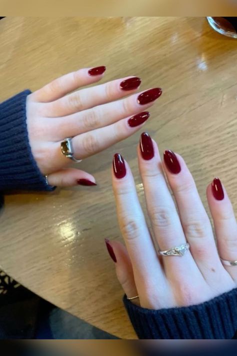 Help me choose my back to school nails 🧸 Red Nail, Grunge Nails, Red Nails, Dark Red Nails, Swag Nails, Chic Nails, Trendy Nails, Soft Grunge Nails, Cute Nails
