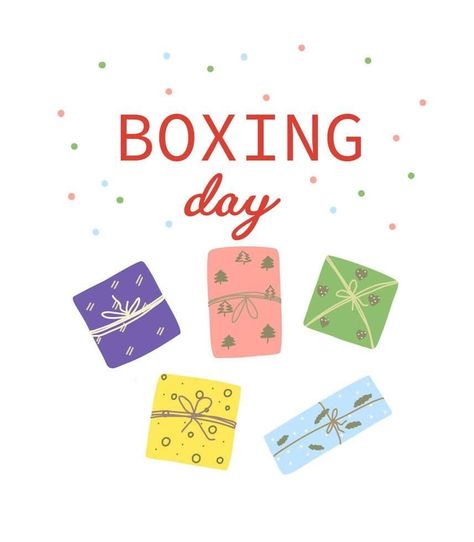 Bo... - Thistledew Creations-unique designs for heart and home Boxing Day, Cards, Green Day, Canada, Design, Box, Sale Sale, Sale, Vector Clipart
