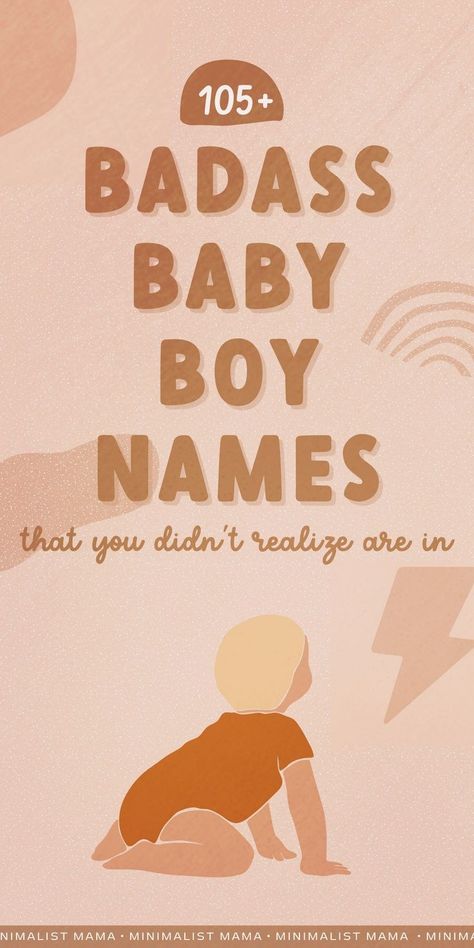 Searching for unique baby names and meanings to add to your baby names list? These are the BEST baby boy names in 2023 that are totally edgy, badass, tough - but still super wearable and cool. Modern Nursery Inspiration, Ellis Name Meaning, Modern Nature Nursery, Oaklee Name, Truly Unique Boy Names, H Boy Names Baby Name, Unusual Baby Names Boys, Name For Boys Unique, Unusual Boy Names List