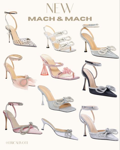 Mach & Mach Heels And Mules. #bridetobe #bridalstyle #weddingwear #weddingdress #shoesaddict Mach & Mach #machandmach #heels #bowheels #weddingshoes Follow my shop @ericalivoti on the @shop.LTK app to shop this post and get my exclusive app-only content! #liketkit #LTKshoecrush @shop.ltk https://liketk.it/3Ak81 Haute Couture, Shoes, Shoes Heels, Luxury Heels, Fancy Shoes, Heels Outfits, Trendy Heels, Heels Aesthetic, Fancy Heels