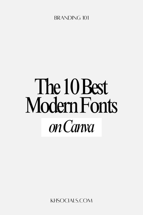 Looking for a modern and luxury Canva font for your brand or design project? We’re sharing the 10 best free Canva fonts for logos, lettering, website fonts, Pin graphics, branding design projects, and more! Click for the full list! Timeless font, clean font, Cute canva fonts typography font, branding inspiration, font ideas. Branding Design, Design, Logos, Inspiration, Ideas, Brand Fonts, Bold Font Canva, Typography Fonts, Website Fonts