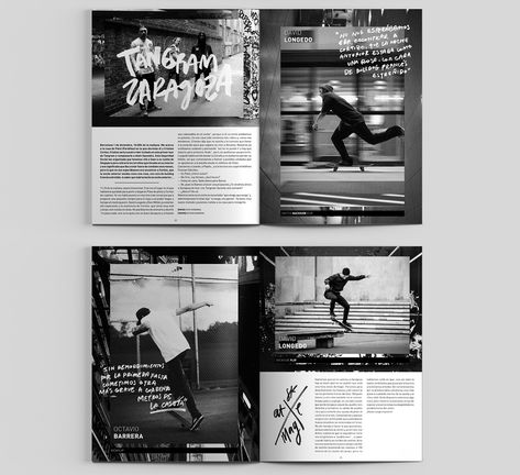 Dogway Skateboard Magazine — Redesign on Behance Brochure Design, Layout Design, Graphic Design Posters, Design, Web Design, Layout, Magazine Page Design, Magazine Layout Design, Magazine Design