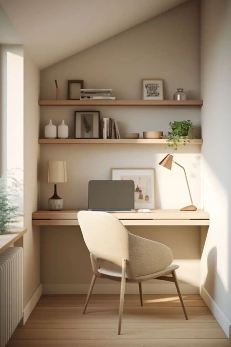 Home Décor, Interior, Inspiration, Architecture, Design, Rincon, Home Office Design, Study Room Small, Desk In Living Room