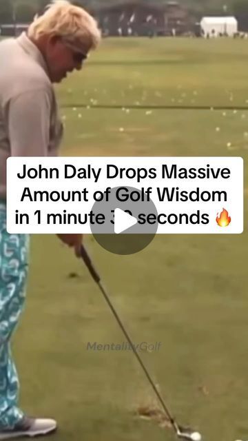 995K views · 41K likes | GOLF MINDSET | MOTIVATION | MANIFEST on Instagram: "🔥 FOLLOW🔥 For More Tips  💭 John Daly drops massive amounts of golf wisdom that you can quickly use to lower your score!  🏌🏼‍♂️Especially handy when you’re in between clubs  ⛳️ And preparing to tee off so you can have the most confidence off the first tee!  🏌🏼‍♂️LIKE 🏌🏼‍♂️ if You Found This Helpful!  via Secret Golf on YT  ⬇️More Golf Tips⬇️  👉FOLLOW @MENTALITYGOLF👈 👉FOLLOW @MENTALITYGOLF👈 👉FOLLOW @MENTALITYGOLF👈" Golf, Golf Tips, Golf Tips For Beginners, Golf Practice Drills, Golf Tips Driving, Golf Drills, Golf Rules, Golf Exercises, Golf Lessons